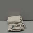 MIULEE Floral Pillow Covers Decorative Throw Pillow Covers 18x18 Pack of 2 Modern Linen Cushion Covers Farmhouse Neutral Pillow Covers for Living Room Sofa Bed, Blue