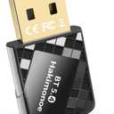 USB Bluetooth 5.4 Adapter Dongle for PC, Plug n Play for Laptop Desktop Windows 11 10 8.1, Wireless Multiple Connection Bluetooth Headphone Headset Speaker Keyboard Mouse Printer Controller