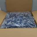 Arden earthFIBER Outdoor Deep Seat Cushion Set, 24 x 24, Rain-Proof, Fade Resistant, Deep Seat Bottom and Back Cushion for Chair, Sofa Navy Blue King Palm (1 Pack)