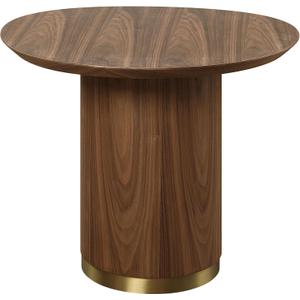 Acme Willene 21" Oval End Table in Walnut