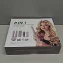 8 in 1 High-Speed Hair Styler & Hair Dryer Brush Set  110,000 RPM Ionic Hot Air Styler with Auto Air-Curlers, Diffuser, Volumizer & Thermal Brush for Fast Drying & Frizz-Free Shine