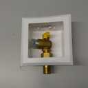 HYDRO MASTER Gas Outlet Box1/2" NPT, Gas Supply BoxWhite (1/2-Inch)