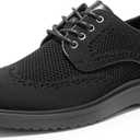 Bruno Marc Men's MaxFlex Dress Breathable Lace-Up Comfortable Fashion Oxfords Casual Shoes (9.5, Black)