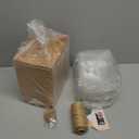 MADLYN RHUE 30 Pack Charcuterie Boxes with Clear Lids, 7 x5 Inches Dessert Boxes, To Go Boxes Disposable Food Containers for Cake, Cookie, Sandwiches, Strawberries (Brown)