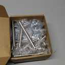 homdiy 20Pack 3 Inch Brushed Nickel Cabinet Pulls Modern Cabinet Handles - Brushed Nickel Drawer Pulls Stainless Steel Cabinet Hardware,5 Inch Overall Cabinet Door Handles for Cabinets,Cupboard (3in hole centers)