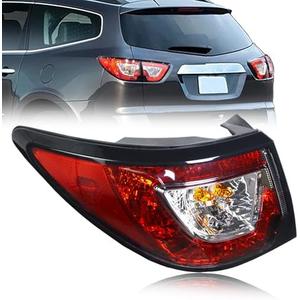 Left Driver Side Outer Rear Brakes Lights Assembly Compatible with Chevrolet Traverse 2013 2014 2015 2016 2017 Rear Halogen Tail Lamp Replace:84266019 23301756 GM2804112
