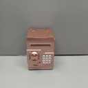 Cargooy Mini ATM Piggy Bank ATM Machine Best Gift for Kids,Electronic Code Piggy Bank Money Counter Safe Box Coin Bank for Boys Girls Password Lock Case (Rose Gold)