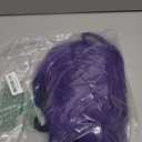 morvally 33.5 Inches Purple Long Braided Ponytail Wig - Anime Cosplay Wigs for Halloween Costume Party (Purple)