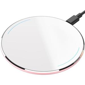 TOZO 2025 W1 New Anti-Slip Wireless Charger 15W Max Fast Wireless Charging Pad Compatible with iPhone 17/16/16 Plus/16 Pro Max /15/14/13/SE Series, Samsung Galaxy S25/S24/S23 Series, Matte Rose Gold,Set of 2 TOZO 2025 W1 New Anti-Slip Wireless Charger 15W Max Fast Wireless Charging Pad Compatible with iPhone 17/16/16 Plus/16 Pro Max /15/14/13/SE Series, Samsung Galaxy S25/S24/S23 Series, Matte Rose Gold,Set of 2