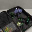 Ghosthorn Fishing Rod and Reel Combo Graphite Telescoping Fishing Pole Portable Travel Kit with Carrier Bag for Freshwater Saltwater (6 ft)