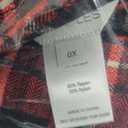 MULTIPLES Women's Turn-up Cuff Long Sleeve Button Front & Bk Shirt (0X, Ruby Red)
