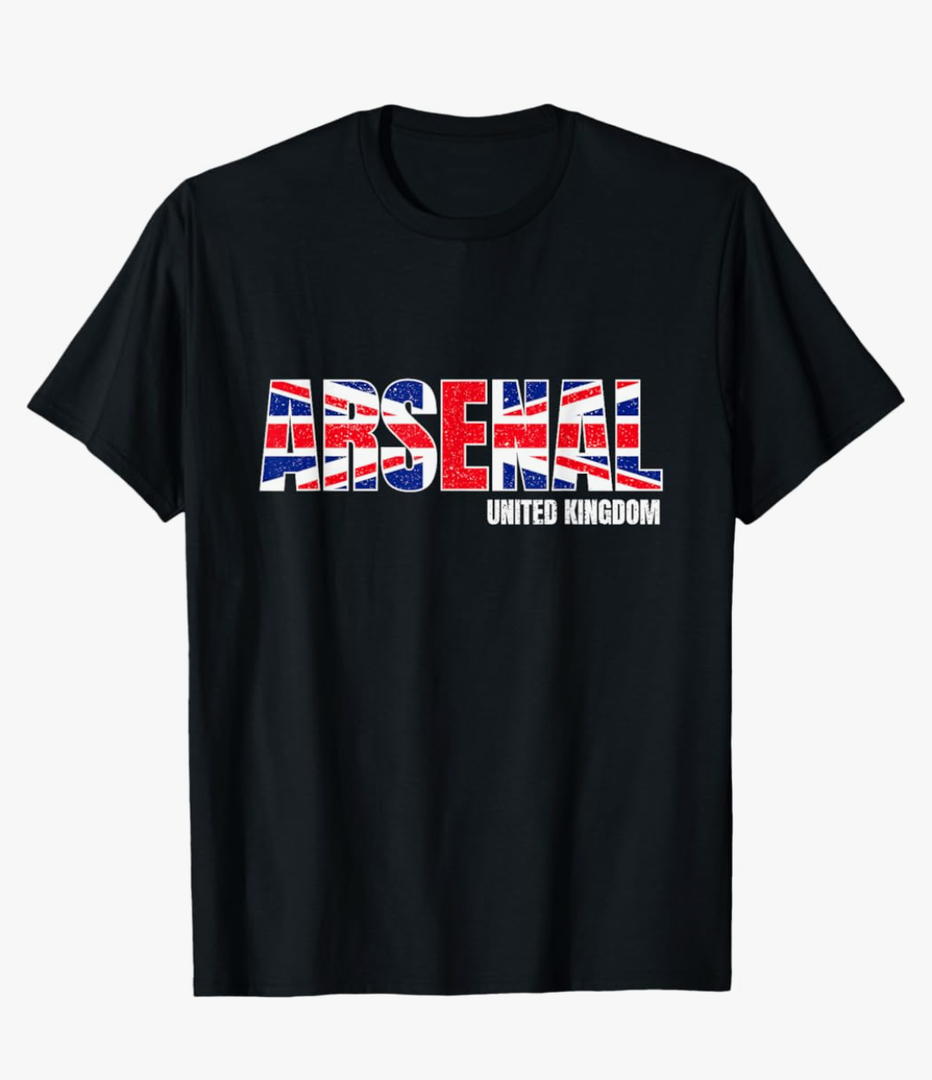 Arsenal United Kingdom T-Shirt, X Large