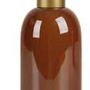 Natheeph 14OZ Ceramic Soap Dispenser Ceramic Soap Pump Dispenser Can Fill Liquid for Bathroom/Kitchen (Amber)