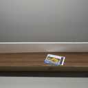 Floating Shelves 16"W x 9"D Set of 2, 9.3 Inch Deep Floating Shelf for Wall, Wall Mounted Bathroom Shelves, Wide Wall Shelves for Books, Rustic Floating Shelves for Living Room, Kitchen, Walnut Color