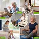 CaiDieNu Non Slip Socks for Women: Non Skid Hospital Diabetic Socks with Grip for Elderly Pregnant Grippy Low Cut 6 Pairs, S
