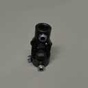 Ovabeyna 3/4" -36 Spline x 1" DD Black Steering Universal Joint Single U Joint Shaft,Total Length: 96mm (3-3/4")