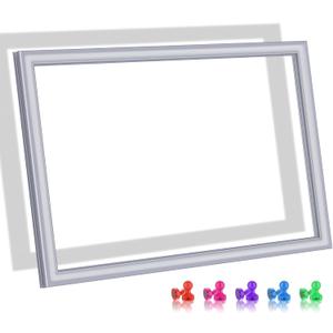 Upgraded MDS64172919 Freezer Door Gasket Compatible with Kenmore Lg Refrigerator Freezer Door Gasket MDS38201406 MDS38201419 LFC25776ST LFC28768ST Freezer Seal Lg Refrigerator Door Gasket Gray 35"x24"