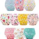 Potty Training Pants for Boys Girls, Learning Designs Training Underwear Pants (10 Packs, 4-6T, Orange), L