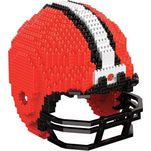 FOCO NFL Unisex-Adult NFL 3D BRXLZ Puzzle Replica Helmet Set (One Size, Brown)