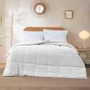 Modern Threads Down Alternative Reversible Comforter White/White Queen