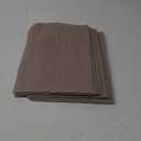 AVKA Studio 100% Cotton Ribbed Placemats - Set of 8-13 x 19 Inches - Taupe - Everyday Cloth Table Mats - Thick Construction, Washable & Reusable Cloth Place Mats