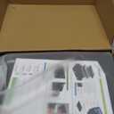 Fireproof Document Box with Fireproof Zipper, Hard Inner Shell Fireproof Document Bag with Lock, Fireproof Water Resistant Important Document Organizer 16 inch Laptop File Briefcase (Black)