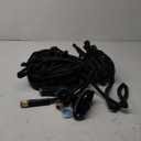 Non-Expanding Garden Hose 100 ft, Kink Free Flexible Water Hose with 10-Pattern Spray Nozzle, Lightweight Hose Pipe, Leak Proof, 3/4" Swivel Connectors, Super Fabric, Portable Storage Strap