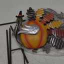 Lulu Home Thanksgiving Turkey Decors, Set of 2 Metal Turkey Stakes Fall Decor, Happy Thanksgiving Autumn Fall Outdoor Decorations