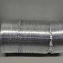 VIVOSUN 25 Feet 8 Inch Flex Air Aluminum Duct for Ventilation Ducting with 2pcs 8 Inch Stainless Steel Clamps, Long Heavy-Duty Multi-Layer Dryer Hose Vent Kit, Duct Fan Systems (Silver)