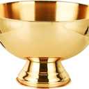 Stainless Steel Bowl | Ice Cooler Buckets | Beverage Tub | Beverage Bucket | Champagne Bowl | Cooler | Party Tub 13.5L,Gold