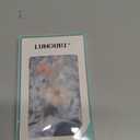 LUHOURI for iPhone 17 Case,Wireless Charging Compatible,Dual-Layer - Soft Silicone Inner + Hard Outer Shell,Cute Wildflower Design,Protective Phone Cover for Women - Marble Pressed Flowers