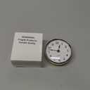 3-1/8 Inch (80 mm) Quartz Clock Fit-up/Insert with Arabic Numeral, Quartz Movement (Silver Trim)