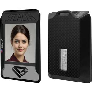 Badge Holder for RSA SecurID Tokens - Stealth Black - Holds up to 4 Badges (Holds 1 Token)