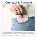 2 x Wuflyover Kiss Lock Coin Purse Compact & Portable, Secure Closure, Stylish Woven-Look Design (Pink, M)
