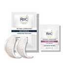 RoC Retinol Correxion Deep Wrinkle Non-Invasive Targeted Patches with Hyaluronic Acid + Firming Peptides for Forehead, 11 Lines, Crows Feet and Laugh Lines, (6 Patches) with Retinol Eye Packette