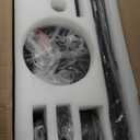 72 Inch Ceiling Fan with Light,Industrial Ceiling Fan with 8 Black Aluminium Blades,Smart Fan Compatible with Alexa,Garage Outdoor Indoor Fan for Patio and Living Room (Black/Single Aluminum-with WIFI)