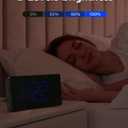 GOLOZA Projection Alarm Clock, Digital Clock with 180 Rotatable Projector, 3-Level Brightness Dimmer, Clear LED Display, USB Charger, Progressive Volume, 9mins Snooze,12/24H, for Bedroom