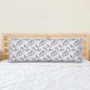 Blue and White Chinoiserie Christmas Cardinal Body Pillow Pillowcase,Cardinal Gifts for Women,Grandmillennial Xmas Winter Bird Decorative Long Body Pillow Cover for Adults Women Men,20x54 Inches