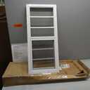 2 Pack Shed Windows, Chicken Coop Windows, 24" x 36" White