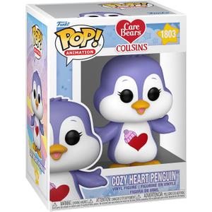 Funko Pop Animation: Care Bear Cousins - Cozy Heart Penguin - Care Bears - Collectable Vinyl Figure - Gift Idea - Official Merchandise - Toys for Kids & Adults - Cartoon/Animation Fans