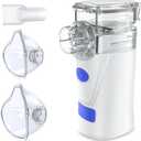 DUKUANGGT Portable Nebulizer, Handheld Mesh Nebulizer Machine for Adults and Kids, Metered - dose Inhaler Accessory, White