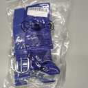 2 x Teen Youth Baseball Socks Boys Teens Softball Socks and Belt Set for Baseball,Soccer.(1 Sock with 1 Belt). (Blue, L)