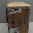 Darkaway Ceiling Light Fixtures Flush Mount Indoor Outdoor Ceiling Light with Water Ripple Glass Shade for Hallway Kitchen Bedroom Porch Living Room Gold Finish (11inch)