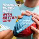 Sunlite Sports Waterproof Football for Lawn Backyard Pool Beach Lake Park Water Toy, Outdoor Play, for Kids Children Teens Adults, Family Fun, Medium
