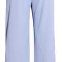 Girls Loose Pants Wide Leg Pants for Girls Beach Palazzo Flowy Lounge High Elastic Summer Trousers Size 5 6 Blue