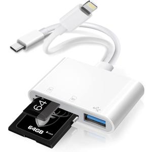 Trail Camera Viewer SD Card Reader Plug & Play No App Required for Hunters to View Images and Videos from Game Camera