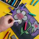 Mont Marte Soft Pastels in Tin Box Signature 24pc, 24 Assorted Colors, Vibrant Pastel Sticks, Great Blending, Comes in Storage Case, Ideal for Art, Craft, Coloring and Sketching (24 Count (Pack of 1), Multicolor)