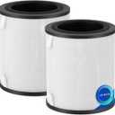 LV-H135 Replacement Filter Compatible with Levoit LV-H135 Air Purifier, H13 Mechanical & Activated Carbon Media for Wildfire Smoke & Pet Odors, 2-Pack