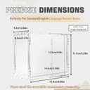 3 Pack Acrylic Booster Box Display Case with Magnetic Splicing Lid 6mm Extra Thick Clear Protector Stackable UV Protection Storage Container for Collectors Fits Standard Sealed TCG Boxes 3.1x4.8x5.4in