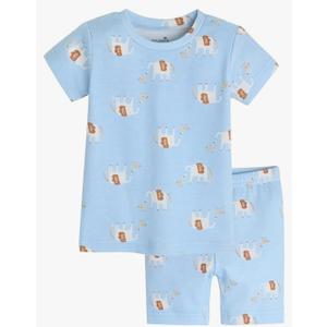 moimoln 6M-8Y Soft Cotton Modal Baby Toddler Pajamas Boys Girls Snug fit Pjs Daily Short Summer Flower Character